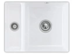 Villeroy & Boch Subway - Keramische Spoelbak 545x440 Mm Incl. Afvoergarnituur, CeramicPlus, Alpine Wit 675801R1