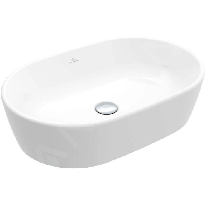 Villeroy & Boch Architectura - Opzetwastafel, 600x400 Mm, Met Overloop, Alpine Wit 5A266001 3 Villeroy & Boch Architectura - Opzetwastafel, 600x400 Mm, Met Overloop, Alpine Wit 5A266001