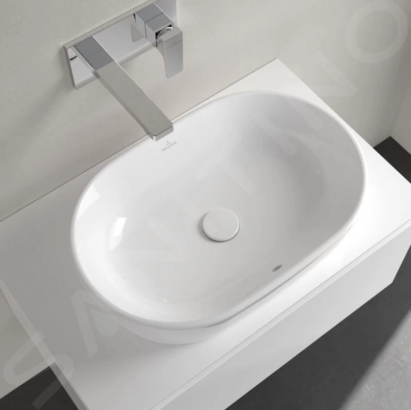 Villeroy & Boch Architectura - Opzetwastafel, 600x400 Mm, Met Overloop, Alpine Wit 5A266001 5 Villeroy & Boch Architectura - Opzetwastafel, 600x400 Mm, Met Overloop, Alpine Wit 5A266001 - Afbeelding 3