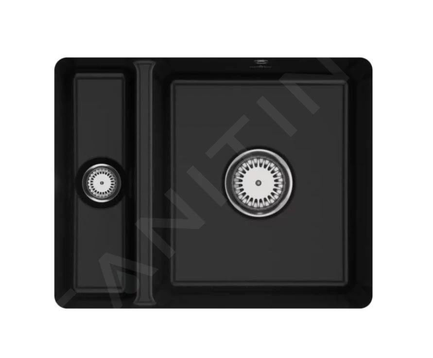 Villeroy & Boch Subway 60 - Keramische Spoelbak 55x44 Cm, CeramicPlus, Chromiet 675801J0 3 Villeroy & Boch Subway 60 - Keramische Spoelbak 55x44 Cm, CeramicPlus, Chromiet 675801J0