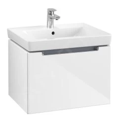 Villeroy & Boch Subway 2.0 - Wastafelkast, 587x420x454 Mm, 1 La, Glosy White A68710DH