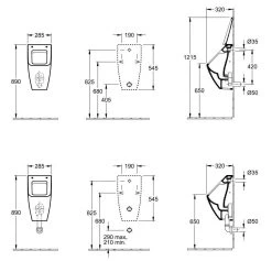 Villeroy & Boch Venticello - Afzuigurinoir Zonder Deksel, 285x545x315 Mm, CeramicPlus, Stone White 5504R0RW -Modern Badkamer Verkoop 07fb53109dc649765a5b5f40