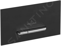 Villeroy & Boch ViConnect - WC-bedieningsplaat E300, Black Matt/Chrome Matt 922169AN