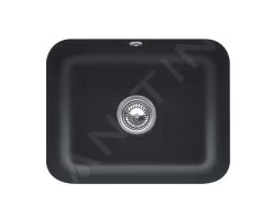 Villeroy & Boch Cisterna 60C - Keramische Spoelbak 55x44 Cm, CeramicPlus, Ebony 670601S5