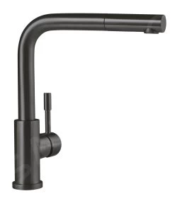 Villeroy & Boch Steel Shower - Keukenkraan Met Uittrekbare Sproeikop, Antraciet 96970105