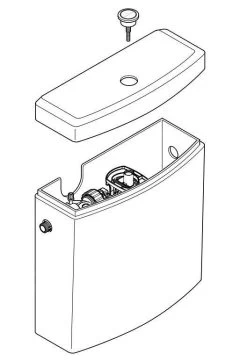 Villeroy & Boch O.novo - Stortbak Voor Staande Toiletpot, Met Zij- En Achteraansluiting, CeramicPlus, Alpine Wit 5760G1R1 7 Villeroy & Boch O.novo - Stortbak Voor Staande Toiletpot, Met Zij- En Achteraansluiting, CeramicPlus, Alpine Wit 5760G1R1 -Modern Badkamer Verkoop 185bd4b03bbc77c6ad13b2b9 1