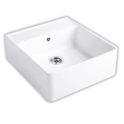 Villeroy & Boch Spoelbakken - Keramische Spoelbak 63x60 Cm, CeramicPlus, Stone White 632061RW