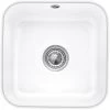 Villeroy & Boch Spoelbakken - Keramische Spoelbak 445x445 Mm Incl. Afvoergarnituur, CeramicPlus, Alpine Wit 670301R1 -Modern Badkamer Verkoop 19876d3f2d09c99e58cd848a