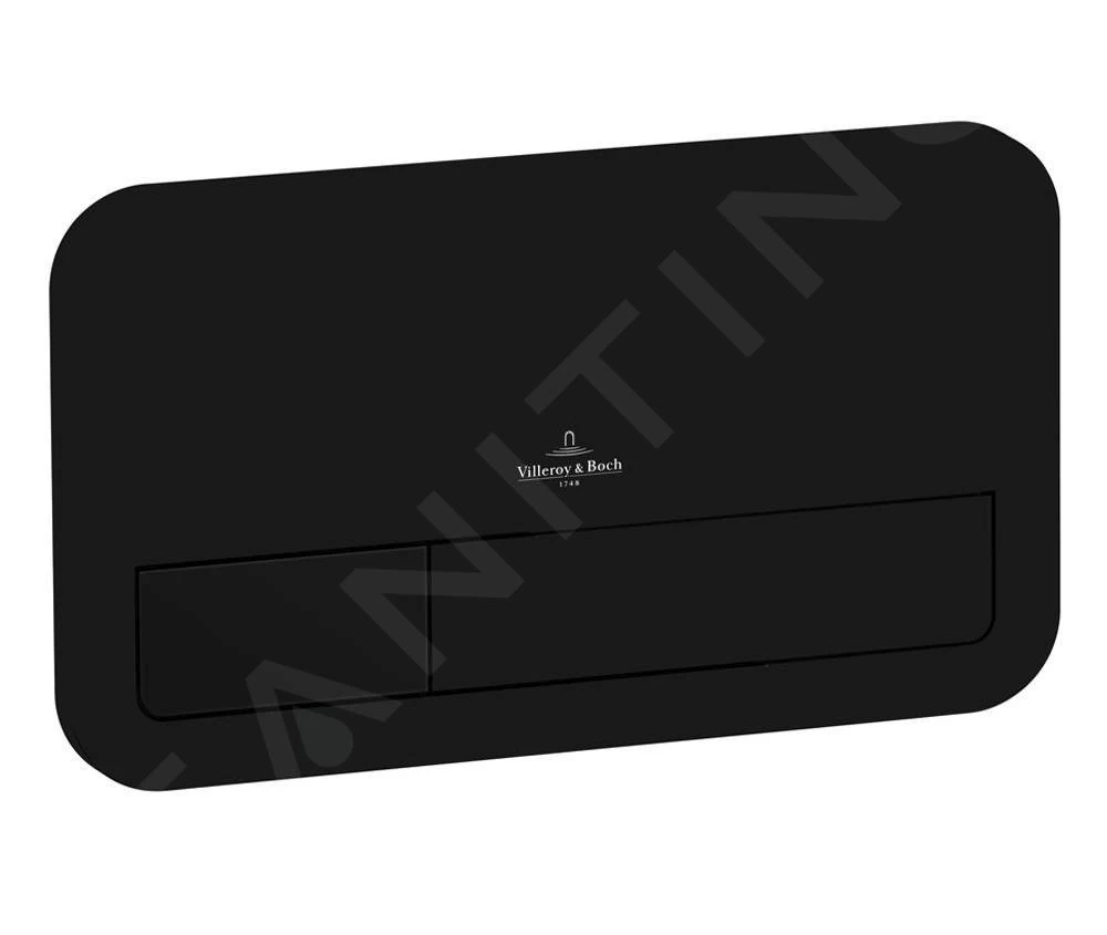 Villeroy & Boch ViConnect - WC Bedieningsplaat E200, Black Matt 922490AN 3 Villeroy & Boch ViConnect - WC Bedieningsplaat E200, Black Matt 922490AN