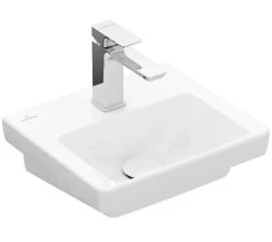 Villeroy & Boch Subway 3.0 - Meubelfontein 370x305 Mm, Zonder Overloop, Met Kraangat, CeramicPlus, Alpine Wit 437038R1