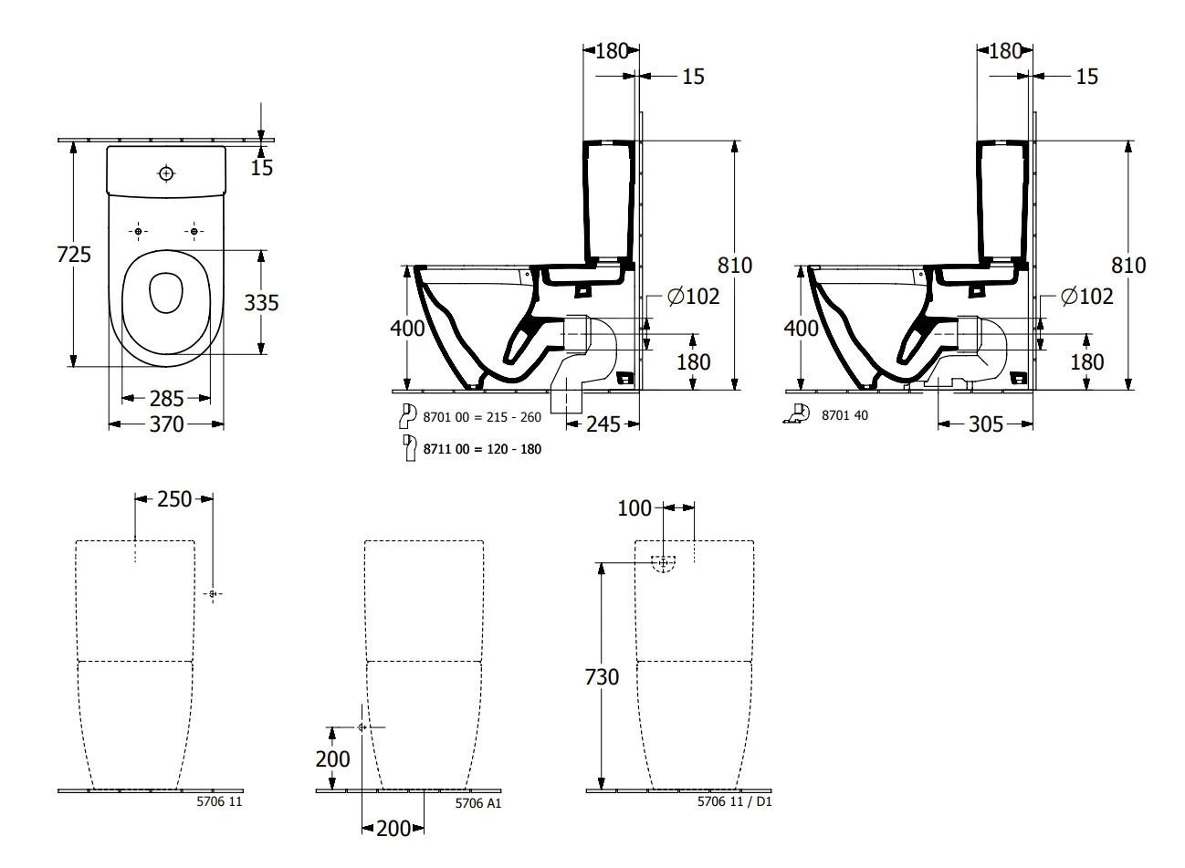 Villeroy & Boch Subway 3.0 - Duoblok Pot Viclean, TwistFlush, Alpine Wit 4672T001 4 Villeroy & Boch Subway 3.0 - Duoblok Pot Viclean, TwistFlush, Alpine Wit 4672T001 - Afbeelding 2