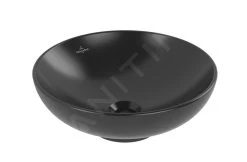 Villeroy & Boch Loop&Friends - Opzetwastafel, Diameter 420 Mm, Met Overloop, CeramicPlus, Ebony 4A4600S5 -Modern Badkamer Verkoop 20db459f5b2610645f458093