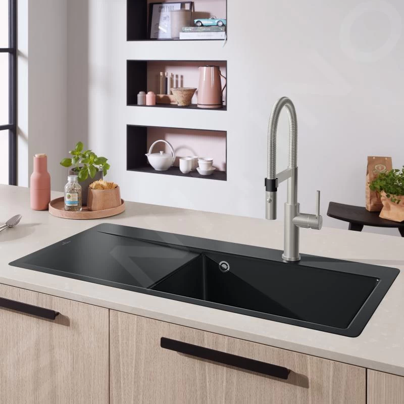 Villeroy & Boch Steel Expert 2.0 - Keukenkraan Met Flexibele Uitloop En Uittrekbare Sproeikop, Roestvrij Staal 928000LC 10 Villeroy & Boch Steel Expert 2.0 - Keukenkraan Met Flexibele Uitloop En Uittrekbare Sproeikop, Roestvrij Staal 928000LC - Afbeelding 8