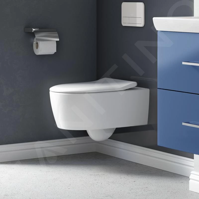 Villeroy & Boch Avento - Wandcloset Met Softclose WC-zitting, DirectFlush, Alpine Wit 5656RS01 6 Villeroy & Boch Avento - Wandcloset Met Softclose WC-zitting, DirectFlush, Alpine Wit 5656RS01 - Afbeelding 4