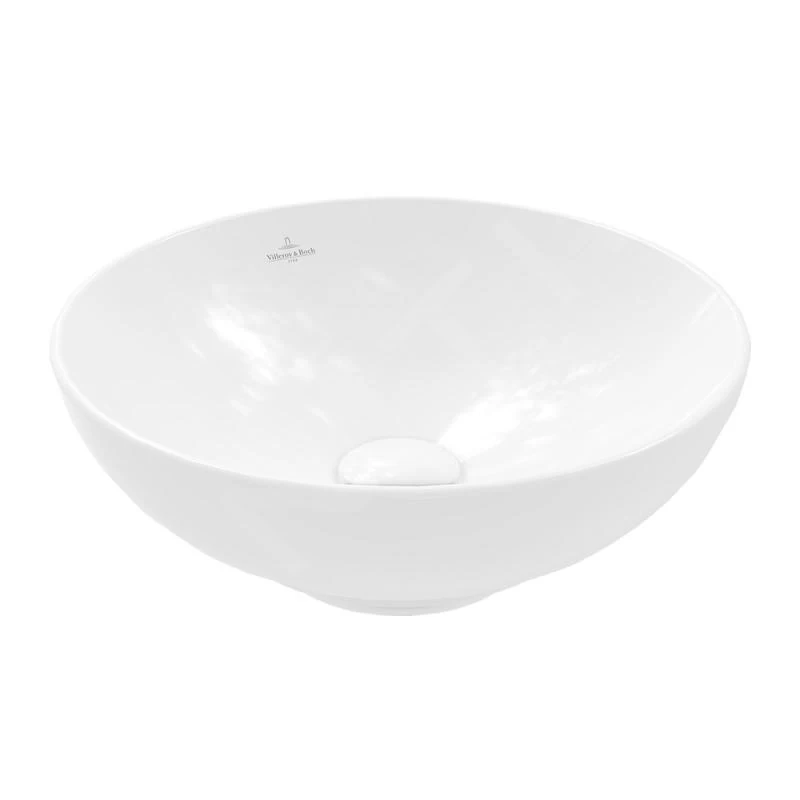 Villeroy & Boch Loop&Friends - Opzetwastafel, Diameter 420 Mm, Zonder Overloop, CeramicPlus, Alpine Wit 4A4601R1 5 Villeroy & Boch Loop&Friends - Opzetwastafel, Diameter 420 Mm, Zonder Overloop, CeramicPlus, Alpine Wit 4A4601R1 - Afbeelding 3