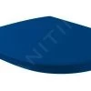 Villeroy & Boch ViCare - WC-zitting, SoftClose, QuickRelease, AntiBac, Blauw 9M67S1P1