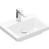 Villeroy & Boch Subway 3.0 - Fontein 500x400 Mm, Zonder Overloop, Met Kraangat, CeramicPlus, Stone White 437051RW 1 Villeroy & Boch Subway 3.0 - Fontein 500x400 Mm, Zonder Overloop, Met Kraangat, CeramicPlus, Stone White 437051RW -Modern Badkamer Verkoop 26fbdca128c49928154dcd26