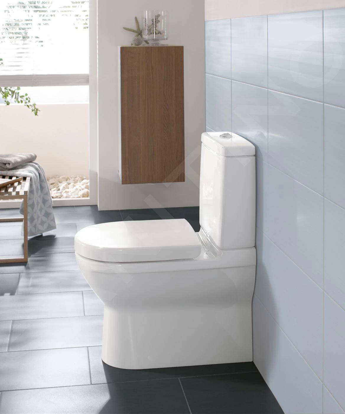 Villeroy & Boch O.novo - Staande Toiletpot, Vario Afvoer, CeramicPlus, Alpine Wit 565810R1 5 Villeroy & Boch O.novo - Staande Toiletpot, Vario Afvoer, CeramicPlus, Alpine Wit 565810R1 - Afbeelding 3