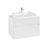 Villeroy & Boch Collaro - Wastafelonderkast, 800x548x500 Mm, 2 Laden, Glossy White C08000DH -Modern Badkamer Verkoop 288301b95d3d5bd9bb21a555