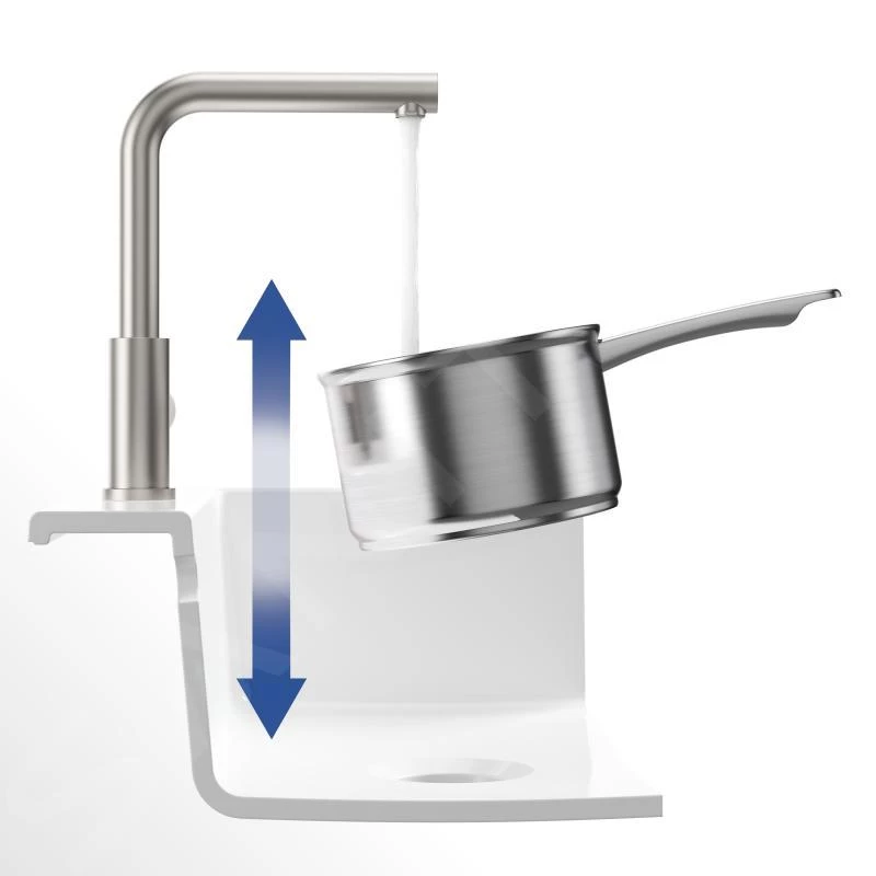 Villeroy & Boch Modern Steel - Keukenkraan, Roestvrij Staal 966801LC 5 Villeroy & Boch Modern Steel - Keukenkraan, Roestvrij Staal 966801LC - Afbeelding 3