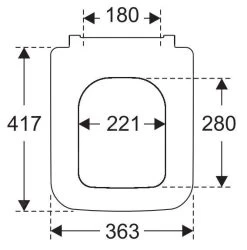 Villeroy & Boch Venticello - WC Bril Met Deksel, Alpine Wit 8M22S101 -Modern Badkamer Verkoop 32eb503da3b98f575f5d2966