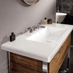 Villeroy & Boch Antheus - Meubelwastafel 1000x540 Mm, Zonder Overloop, Kraangat, CeramicPlus, Alpine Wit 4A09A2R1 -Modern Badkamer Verkoop 33039ca8a8c9447e854b08a1