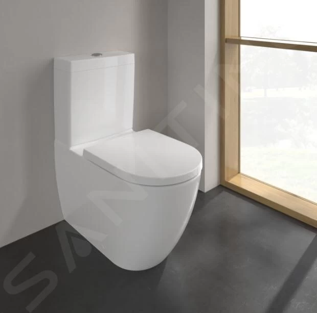 Villeroy & Boch Subway 3.0 - Duoblok Pot Viclean, TwistFlush, CeramicPlus, Alpine Wit 4672T0R1 6 Villeroy & Boch Subway 3.0 - Duoblok Pot Viclean, TwistFlush, CeramicPlus, Alpine Wit 4672T0R1 - Afbeelding 4