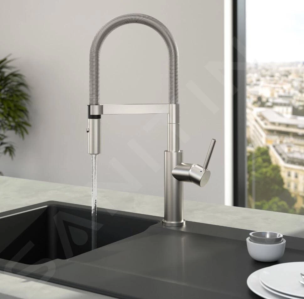 Villeroy & Boch Steel Expert 2.0 - Keukenkraan Met Flexibele Uitloop En Uittrekbare Sproeikop, Roestvrij Staal 928000LC 9 Villeroy & Boch Steel Expert 2.0 - Keukenkraan Met Flexibele Uitloop En Uittrekbare Sproeikop, Roestvrij Staal 928000LC - Afbeelding 7