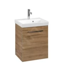 Villeroy & Boch Avento - Wastafelonderkast, 430x514x352 Mm, 1 Deur, Oak Kansas A88700RH