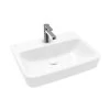 Villeroy & Boch O.novo - Opzetwastafel, 600x460 Mm, Zonder Overloop, Met Kraangat, Alpine Wit 4A416L01 -Modern Badkamer Verkoop 3d436cd14ed679341a7751e0