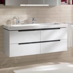 Villeroy & Boch Subway 2.0 - Wastafelonderkast, 1287x520x449 Mm, 4 Lades, Glossy White A69810DH 9 Villeroy & Boch Subway 2.0 - Wastafelonderkast, 1287x520x449 Mm, 4 Lades, Glossy White A69810DH -Modern Badkamer Verkoop 46a420e7bb8321add918a1d8
