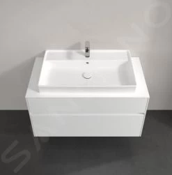 Villeroy & Boch Collaro - Wastafelonderkast, 1000x548x500 Mm, 2 Laden, Glossy White C02000DH -Modern Badkamer Verkoop 49cdc558622509f7c58af14a