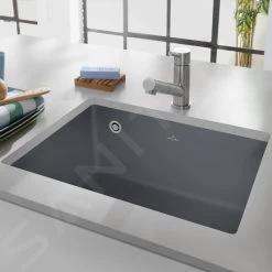 Villeroy & Boch Subway 60 - Keramische Spoelbak 55x44 Cm, CeramicPlus, Grafiet 331001i4 -Modern Badkamer Verkoop 4d0642943dafd62010090b41