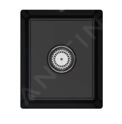 Villeroy & Boch Subway 45 - Keramische Spoelbak 38x44 Cm, CeramicPlus, Ebony 332401S5