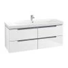 Villeroy & Boch Subway 2.0 - Wastafelkast, 1287x520x449 Mm, Mat Wit A69800MS