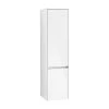 Villeroy & Boch Collaro - Hoge Badkamerkast, 404x1538x349 Mm, 2 Deuren, Scharnieren Rechts, Glossy White C03301DH -Modern Badkamer Verkoop 550a84155d1f7a6e6242c243