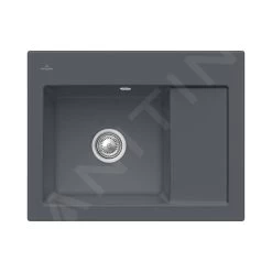 Villeroy & Boch Subway 45 - Keramische Spoelbak 65x51 Cm, CeramicPlus, Grafiet 331201i4