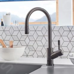 Villeroy & Boch Umbrella - Keukenkraan Met Uittrekbare Sproeikop, Antraciet 92540005 -Modern Badkamer Verkoop 591b69d006f8b3d5df074ee0