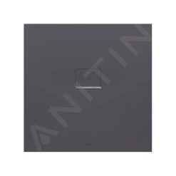 Villeroy & Boch Squaro Infinity - Douchebak, 900x900 Mm, Quaryl, Antraciet UDQ9090SQI1V-1S