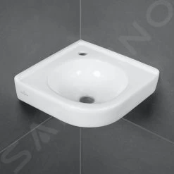 Villeroy & Boch O.novo - Hoekfontein 320x320, Zonder Overloop, 1 Kraangat, CeramicPlus, Alpine Wit 731033R1 -Modern Badkamer Verkoop 5fe70e4afb1ba0715a44512d
