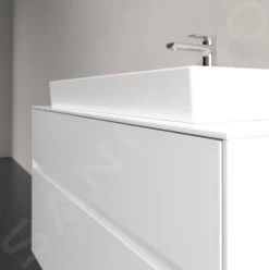 Villeroy & Boch Collaro - Wastafelonderkast, 1000x548x500 Mm, 2 Laden, Glossy White C02000DH -Modern Badkamer Verkoop 624dcea1d42b0fa1f560bc24