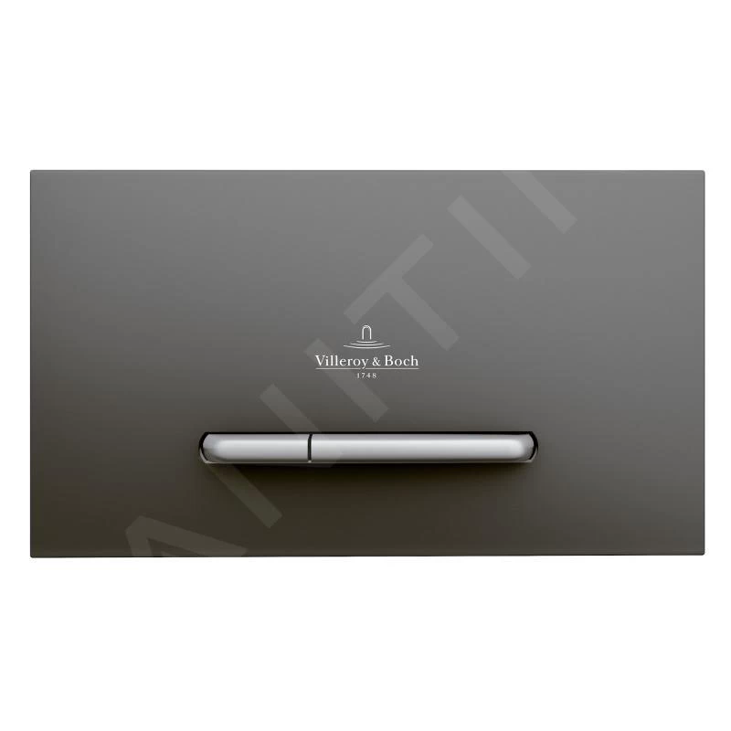 Villeroy & Boch ViConnect - WC-bedieningspaneel - Mat Antraciet/mat Chroom 922169D8 3 Villeroy & Boch ViConnect - WC-bedieningspaneel - Mat Antraciet/mat Chroom 922169D8