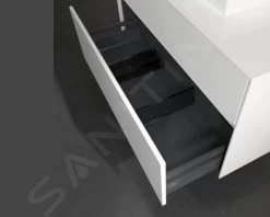 Villeroy & Boch Collaro - Wastafelonderkast, 1000x548x500 Mm, 2 Laden, Glossy White C01600DH -Modern Badkamer Verkoop 67eb8495bed0fa765743ffa2