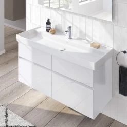 Villeroy & Boch Collaro - Wastafelonderkast, 1154x546x444 Mm, 4 Laden, Glossy White C01200DH 11 Villeroy & Boch Collaro - Wastafelonderkast, 1154x546x444 Mm, 4 Laden, Glossy White C01200DH -Modern Badkamer Verkoop 6c9699256677022f1bd4d21e