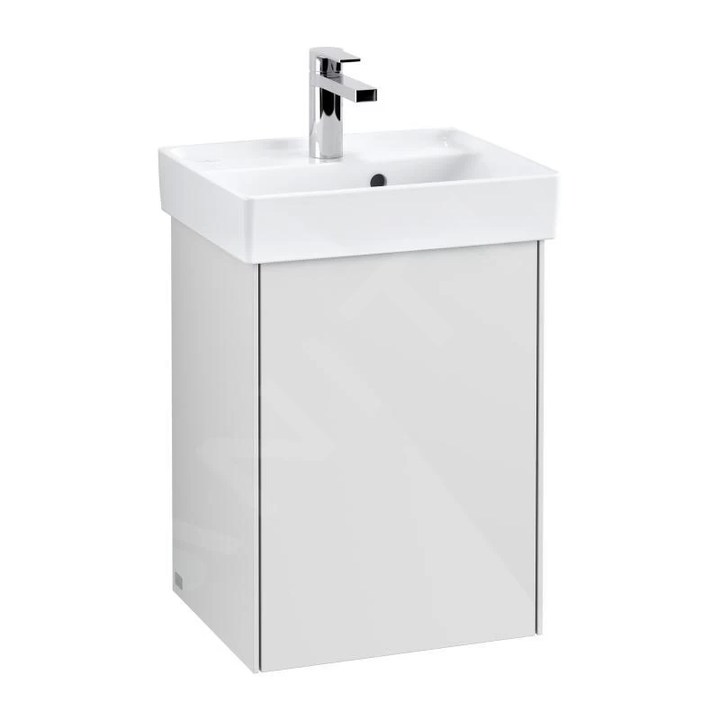 Villeroy & Boch Collaro - Wastafelonderkast, 410x546x344 Mm, 1 Deur, Scharnieren Rechts, Glossy White C00501DH 3 Villeroy & Boch Collaro - Wastafelonderkast, 410x546x344 Mm, 1 Deur, Scharnieren Rechts, Glossy White C00501DH