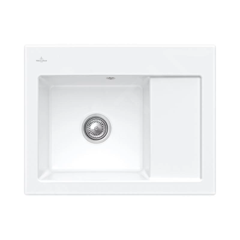 Villeroy & Boch Subway 45 - Keramische Spoelbak 65x51 Cm, CeramicPlus, Stone White 331201RW 3 Villeroy & Boch Subway 45 - Keramische Spoelbak 65x51 Cm, CeramicPlus, Stone White 331201RW