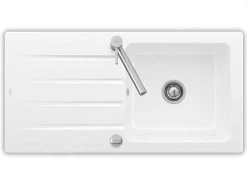 Villeroy & Boch Architectura - Keramische Spoelbak 1000x510 Mm Incl. Afvoergarnituur, CeramicPlus, Alpine Wit 336002R1