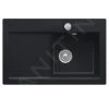 Villeroy & Boch Subway - Keramische Spoelbak 780x510 Mm Incl. Afvoergarnituur, CeramicPlus, Ebony 671402S5