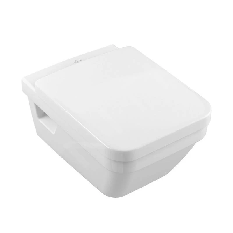 Villeroy & Boch Architectura - Wandcloset, Afvoer Horizontaal, CeramicPlus, Alpine Wit 5685R0R1 3 Villeroy & Boch Architectura - Wandcloset, Afvoer Horizontaal, CeramicPlus, Alpine Wit 5685R0R1