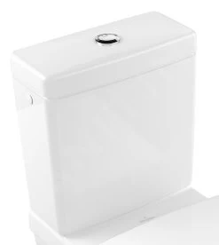 Villeroy & Boch Architectura - Stortbak Voor Staande Toiletpot, Met Zij- En Achteraansluiting, CeramicPlus, Alpine Wit 5787G1R1